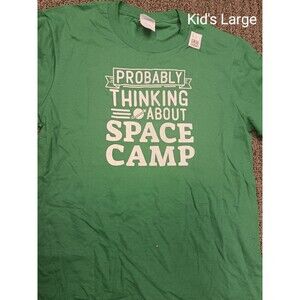 Probably Thinking About Space Camp Kid's T-shirt